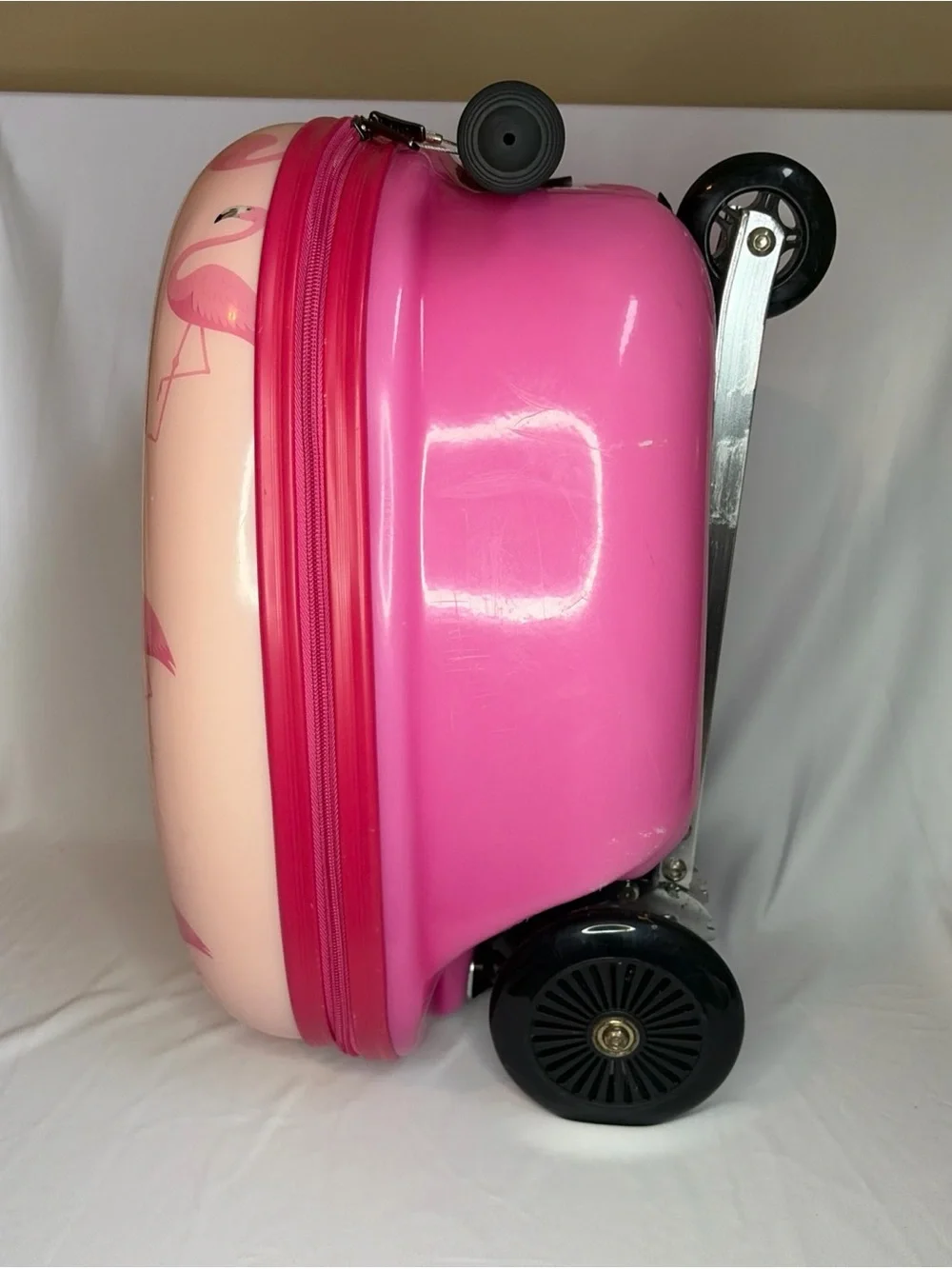 Zflyte Pink Flamingo Hard-Shell Kids Carry-On